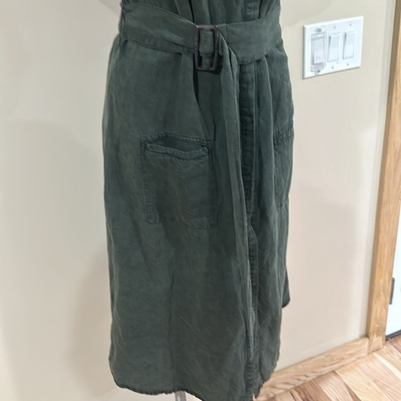 Lucky Brand Green Midi Sundress with Raglan Sleeves - Picture 3 of 5